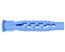 KÉK TIPLI 6,0 X 45 MM, CSAVARMÉRET - 4 MM