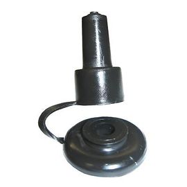 PVC HOSSZÚ KALAP M 6 MM, FEKETE