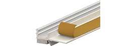ABLAKCSATLAKOZÓ PROFIL TPE VÁLLAS, VAKOLAT 6 MM