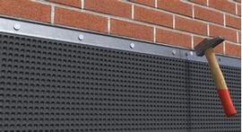 DRAINLEMEZ GEOTEXTILIÁVAL 2,0 X 15 M, 600 G / NM