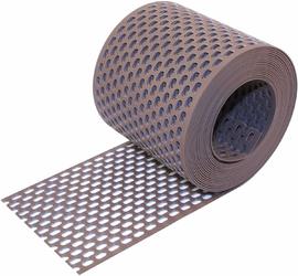 PVC SZELLŐZŐSZALAG 100 MM - BARNA