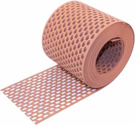 PVC SZELLŐZŐSZALAG 100 MM - TÉGLAVÖRÖS