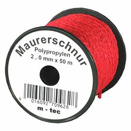 KŐMŰVES ZSINÓR 2,0 MM × 50 FM - PIROS