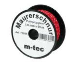 KŐMŰVES ZSINÓR 1,0 MM × 50 FM - PIROS